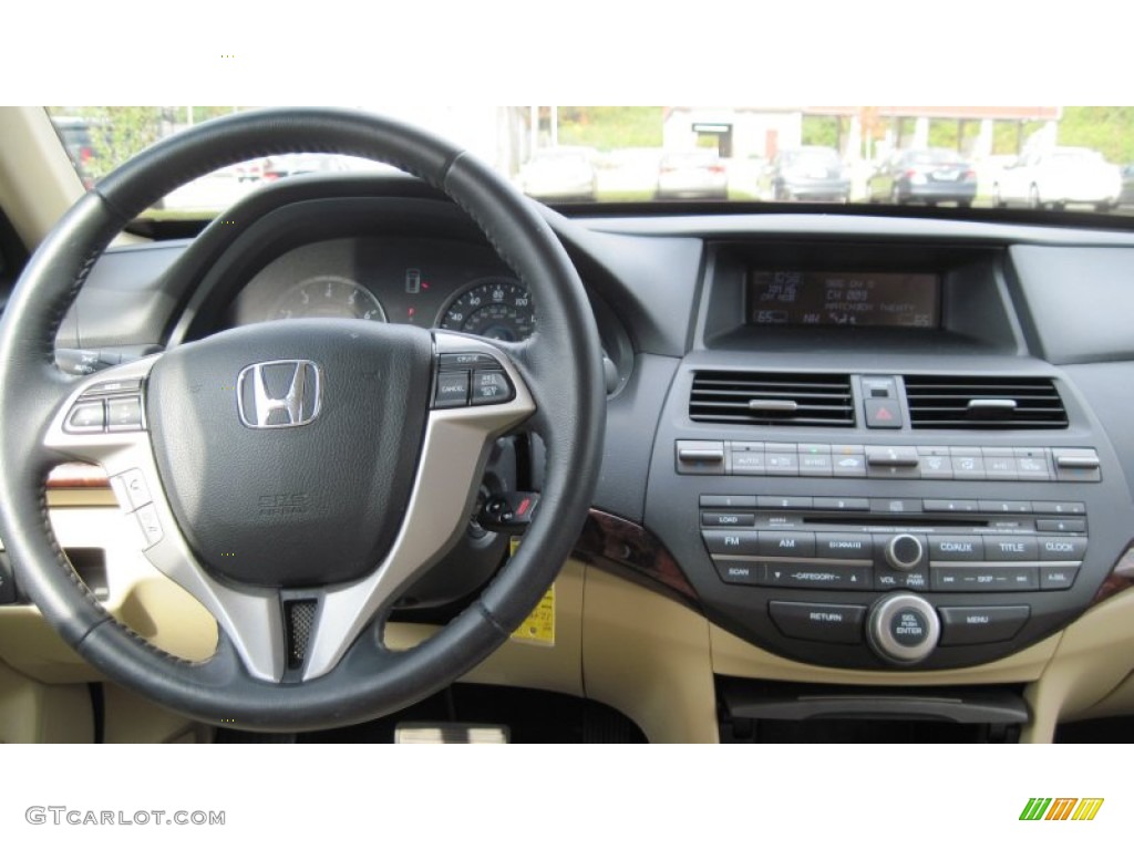 2010 Honda Accord Crosstour EX-L Ivory Dashboard Photo #56552539