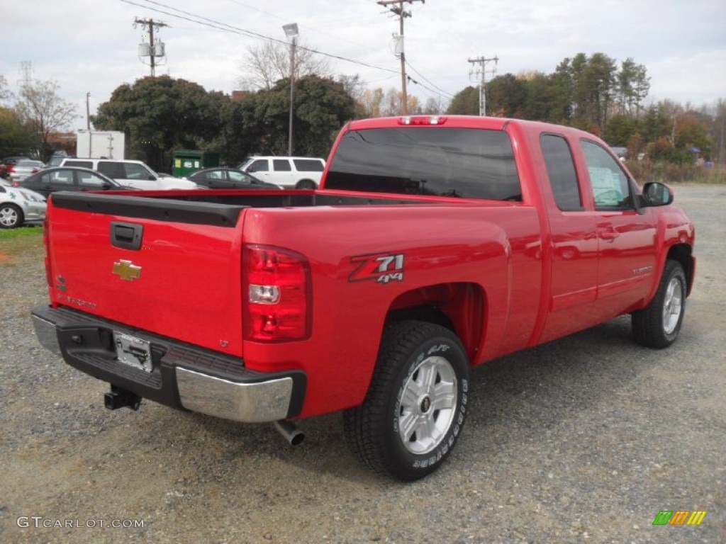 2011 Silverado 1500 LT Extended Cab 4x4 - Victory Red / Ebony photo #4