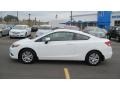 2012 Taffeta White Honda Civic LX Coupe  photo #2