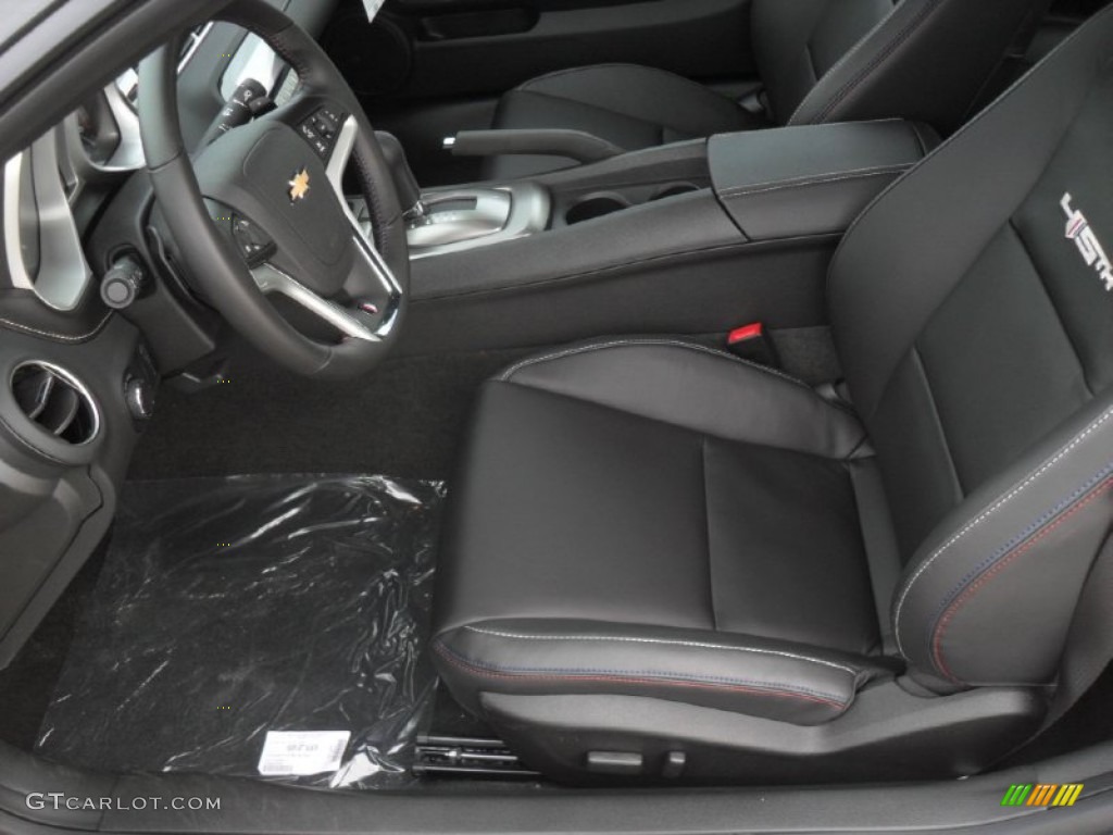 Jet Black Interior 2012 Chevrolet Camaro LT 45th Anniversary Edition Coupe Photo #56553724