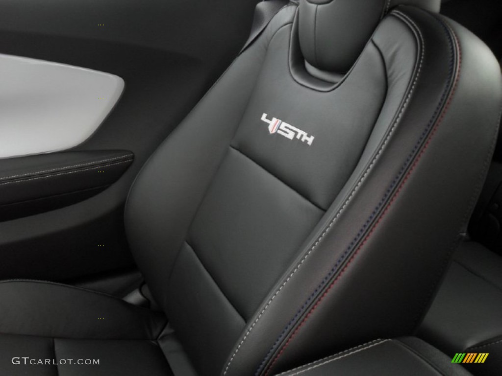 Jet Black Interior 2012 Chevrolet Camaro LT 45th Anniversary Edition Coupe Photo #56553814