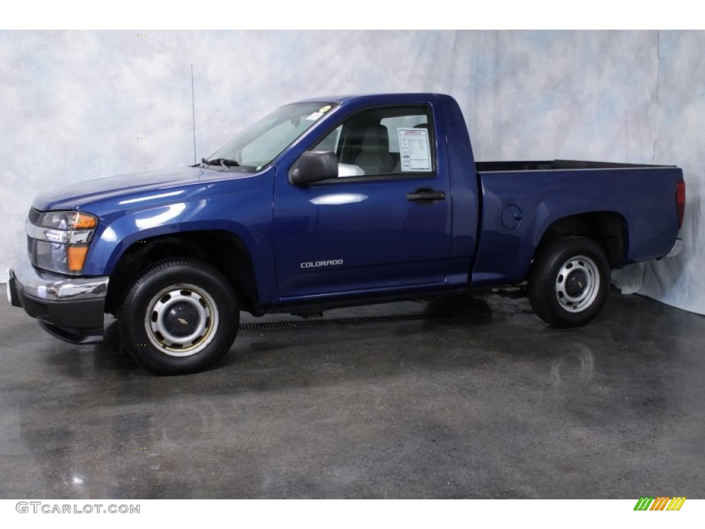 Superior Blue Metallic 2005 Chevrolet Colorado Regular Cab Exterior Photo #56554474