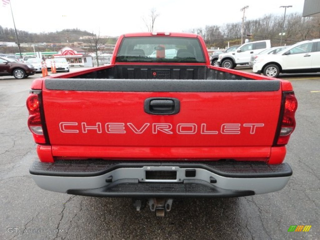 2006 Silverado 1500 Work Truck Extended Cab 4x4 - Victory Red / Dark Charcoal photo #3