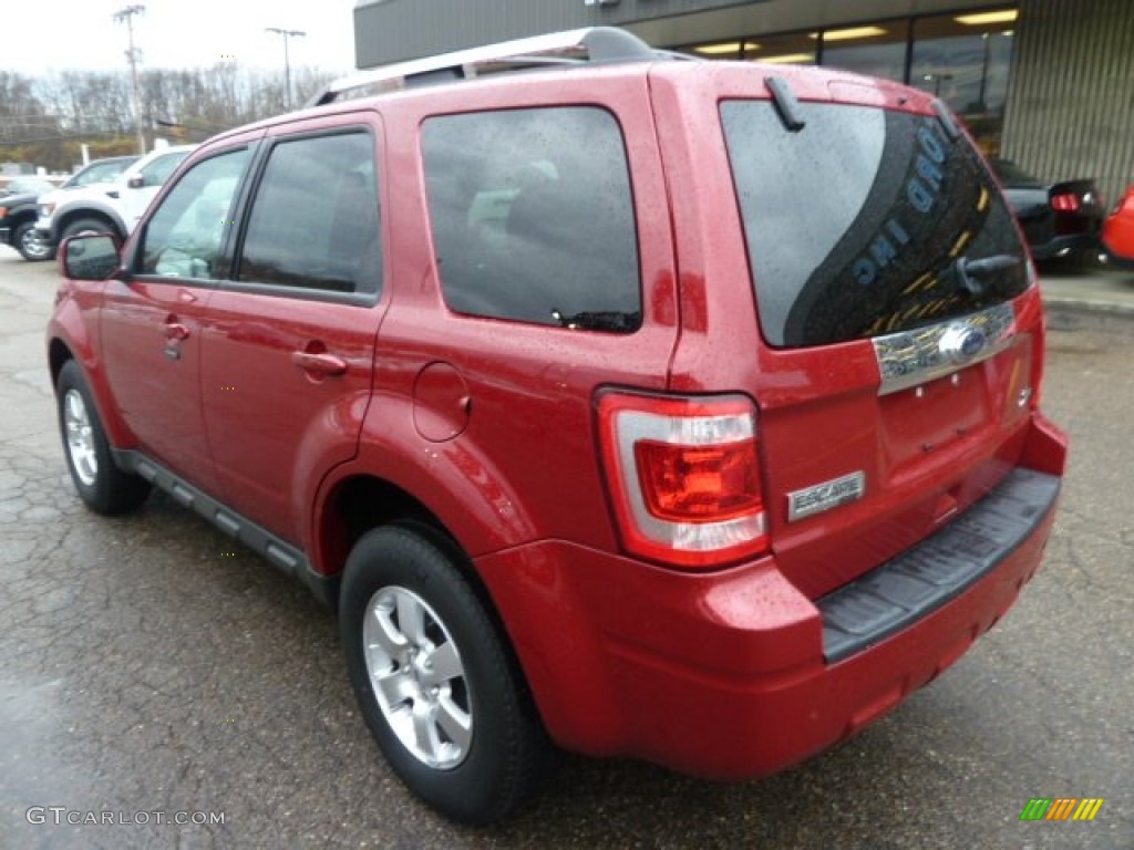 2010 Escape Limited V6 4WD - Sangria Red Metallic / Charcoal Black photo #2
