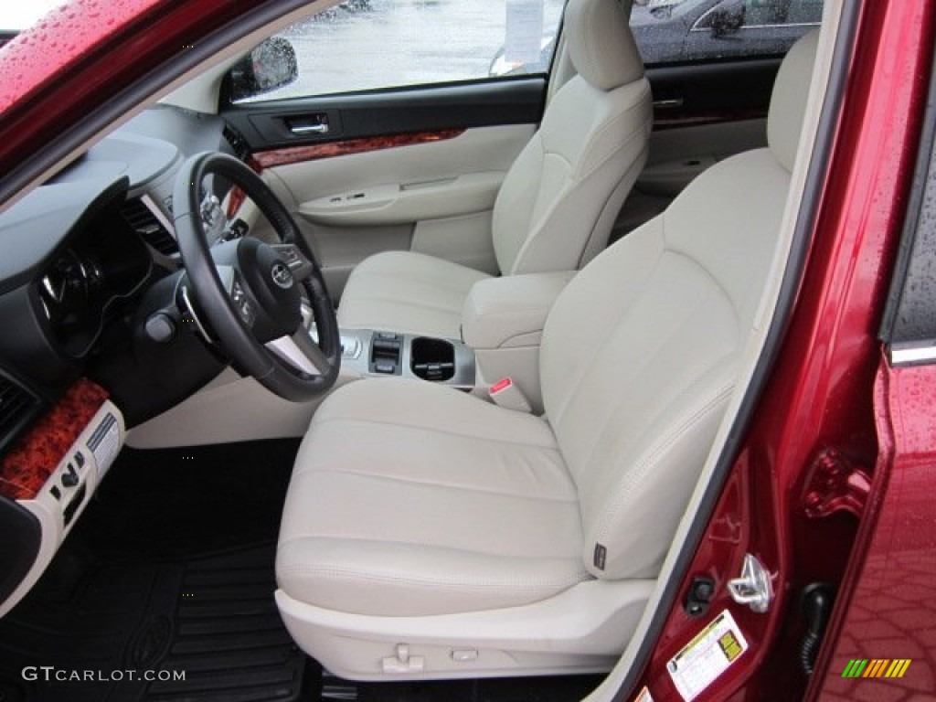 Warm Ivory Interior 2011 Subaru Outback 3.6R Limited Wagon Photo #56555140