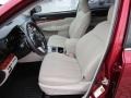 Warm Ivory 2011 Subaru Outback 3.6R Limited Wagon Interior Color