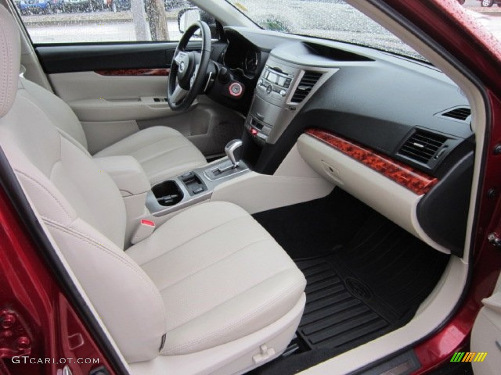 Warm Ivory Interior 2011 Subaru Outback 3.6R Limited Wagon Photo #56555158