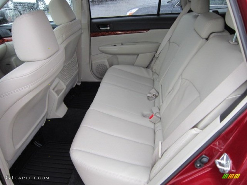 Warm Ivory Interior 2011 Subaru Outback 3.6R Limited Wagon Photo #56555242