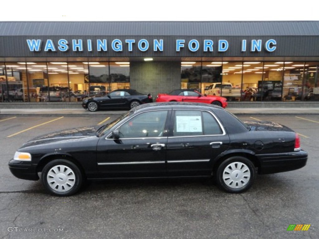2010 Crown Victoria Police Interceptor - Black / Charcoal Black photo #1