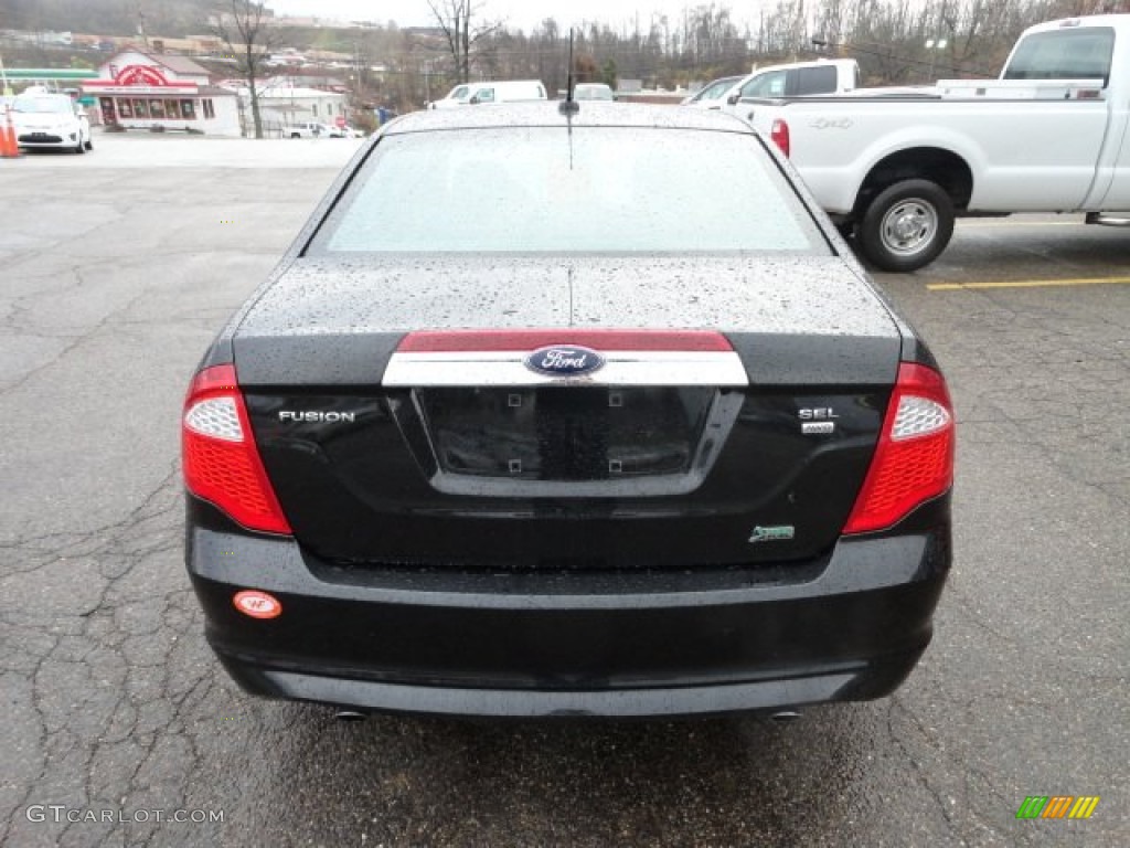 2010 Fusion SEL V6 AWD - Tuxedo Black Metallic / Charcoal Black photo #3