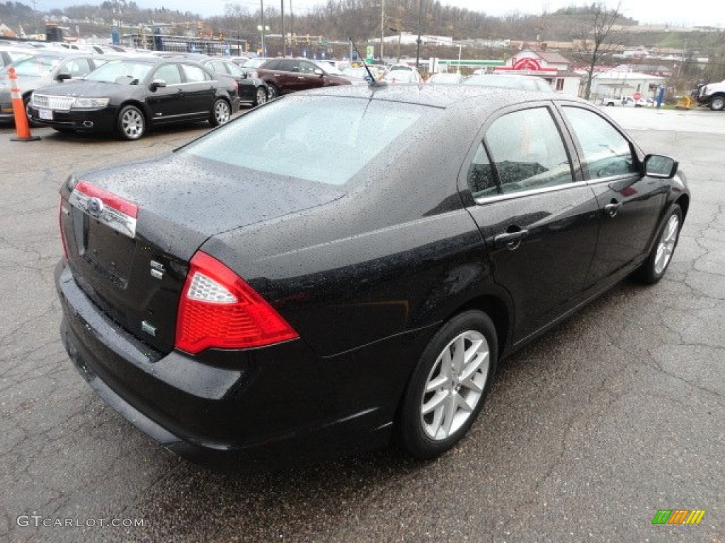 2010 Fusion SEL V6 AWD - Tuxedo Black Metallic / Charcoal Black photo #4