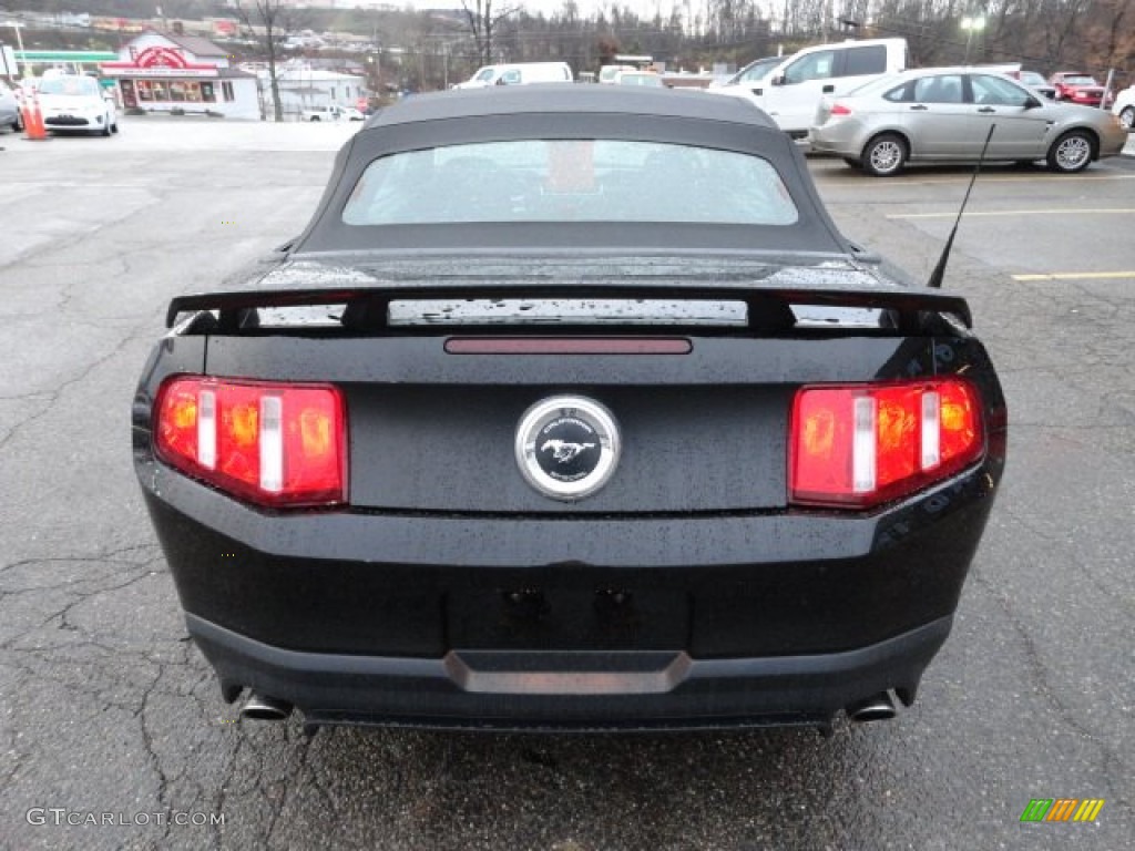 2011 Mustang GT/CS California Special Convertible - Ebony Black / CS Charcoal Black/Carbon photo #3