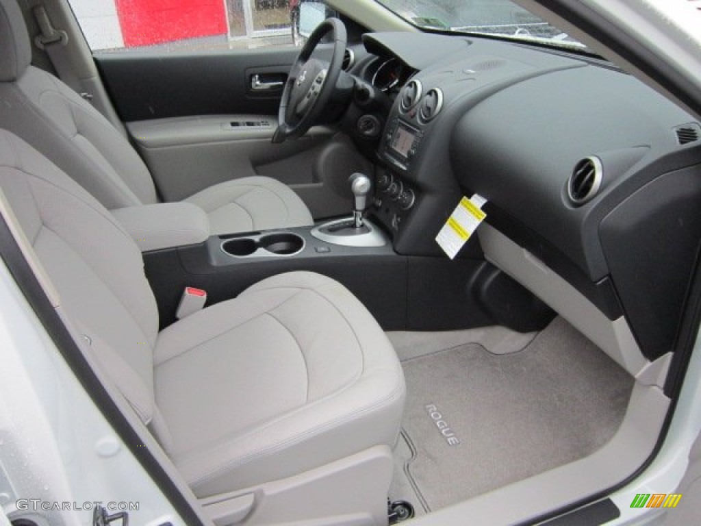 Gray Interior 2012 Nissan Rogue SV AWD Photo #56556445