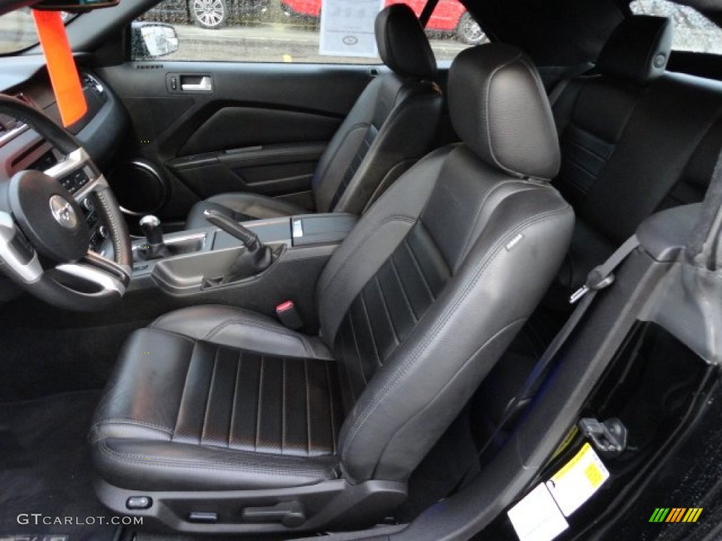 2011 Mustang GT/CS California Special Convertible - Ebony Black / CS Charcoal Black/Carbon photo #10