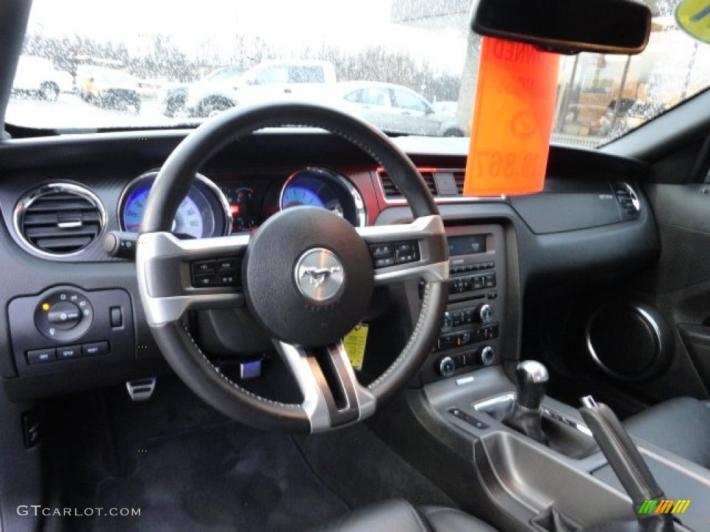 2011 Mustang GT/CS California Special Convertible - Ebony Black / CS Charcoal Black/Carbon photo #12