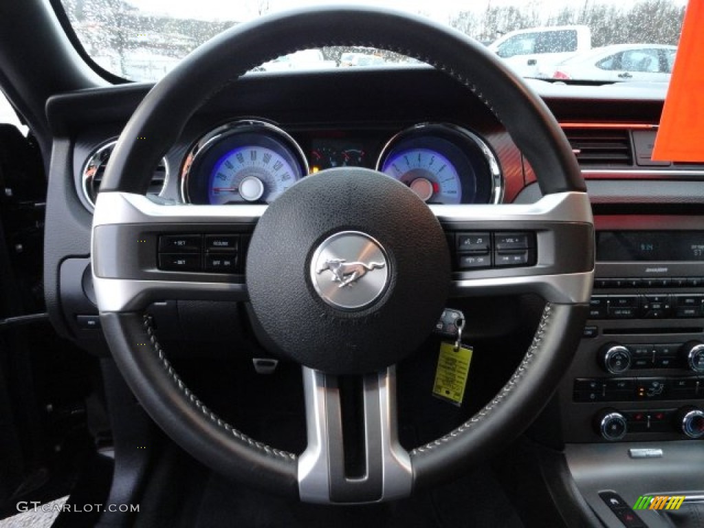 2011 Mustang GT/CS California Special Convertible - Ebony Black / CS Charcoal Black/Carbon photo #16