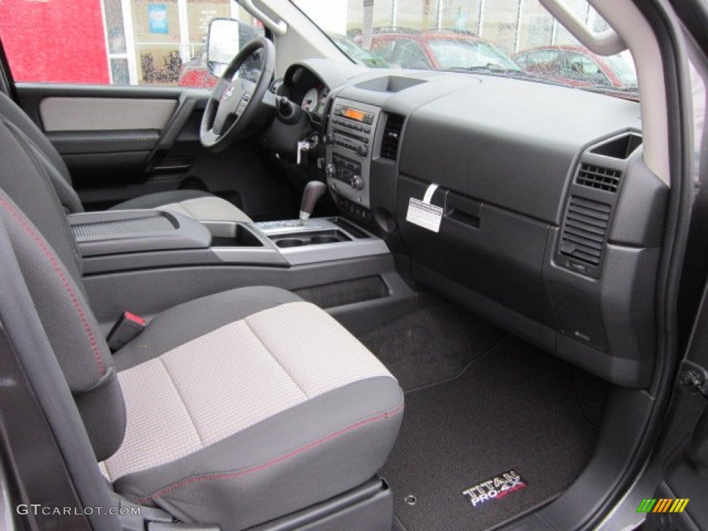 Pro 4X Charcoal Interior 2012 Nissan Titan Pro-4X King Cab 4x4 Photo #56556634