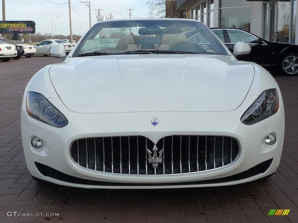 Bianco Eldorado (White) 2012 Maserati GranTurismo Convertible GranCabrio Exterior Photo #56558416