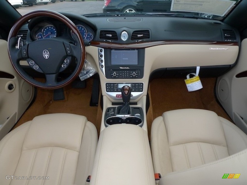 2012 Maserati GranTurismo Convertible GranCabrio Sabbia Dashboard Photo #56558578