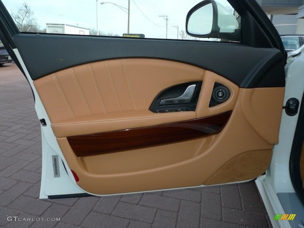 2012 Maserati Quattroporte S Cuoio Door Panel Photo #56558800