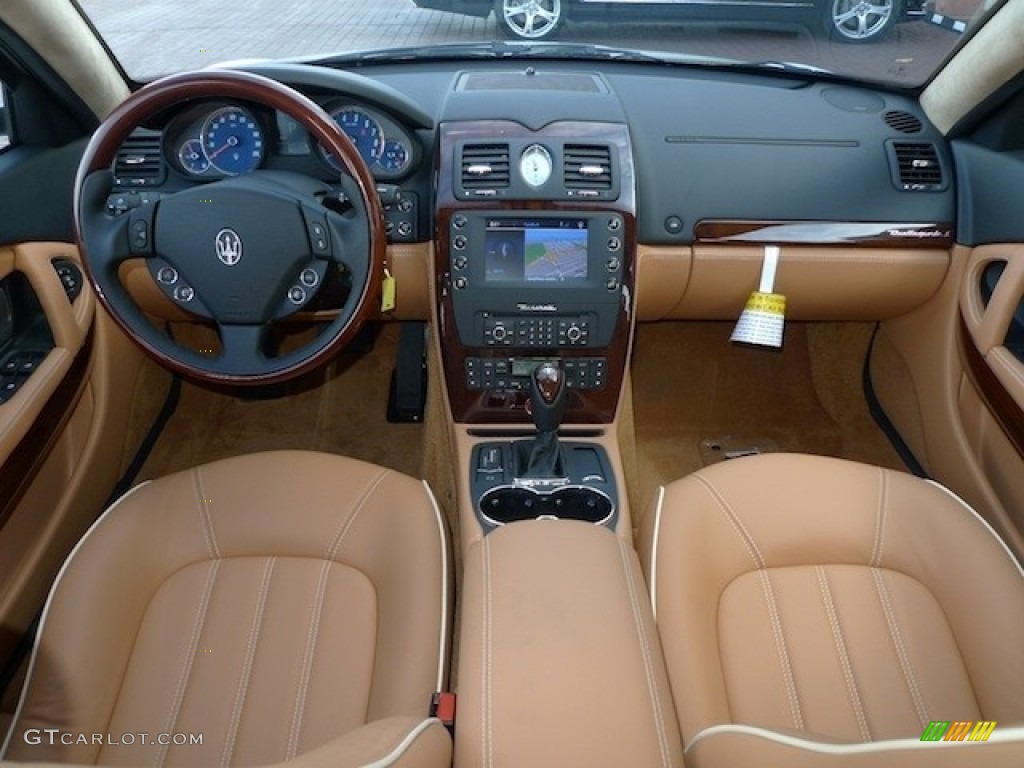 2012 Maserati Quattroporte S Cuoio Dashboard Photo #56558854