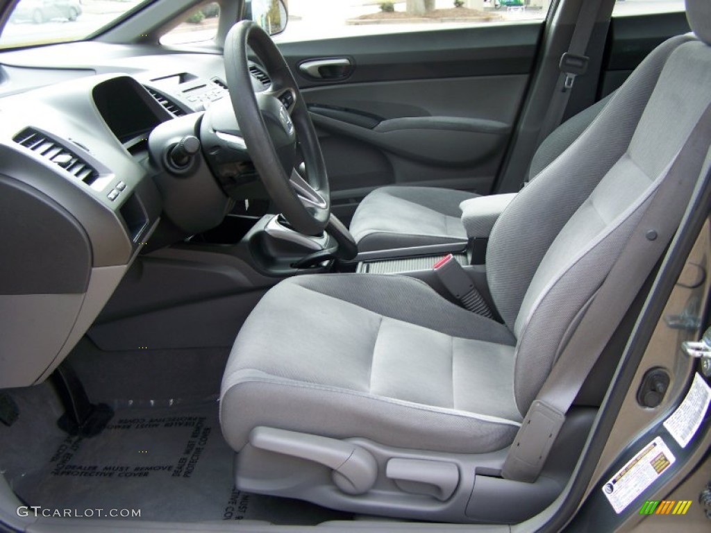 Gray Interior 2009 Honda Civic LX Sedan Photo #56558860