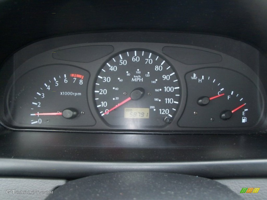 2002 Kia Rio Sedan Gauges Photos