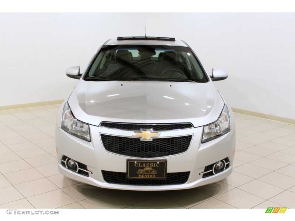 2011 Cruze LTZ/RS - Silver Ice Metallic / Jet Black Leather photo #2