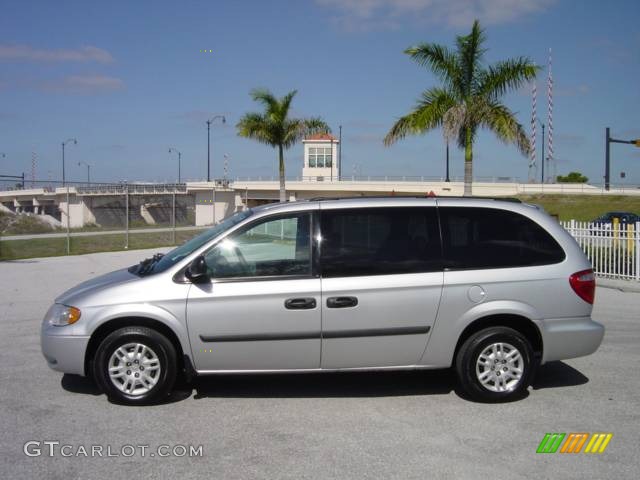 2005 Grand Caravan SE - Bright Silver Metallic / Medium Slate Gray photo #3