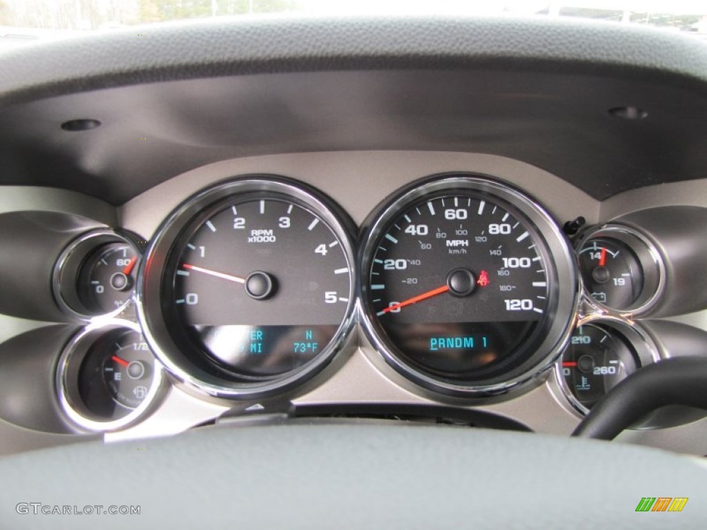 2012 Chevrolet Silverado 2500HD LT Crew Cab 4x4 Gauges Photo #56562089