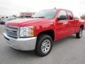 2012 Victory Red Chevrolet Silverado 1500 LS Extended Cab  photo #3