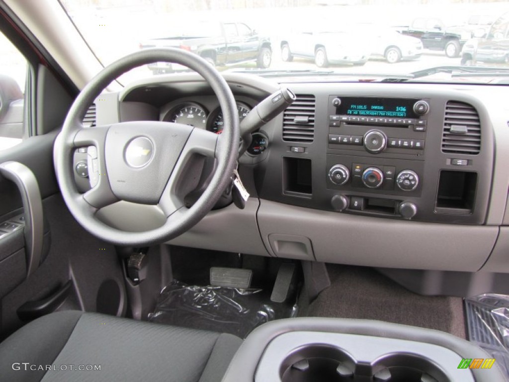 2012 Chevrolet Silverado 1500 LS Extended Cab Dark Titanium Dashboard Photo #56562242