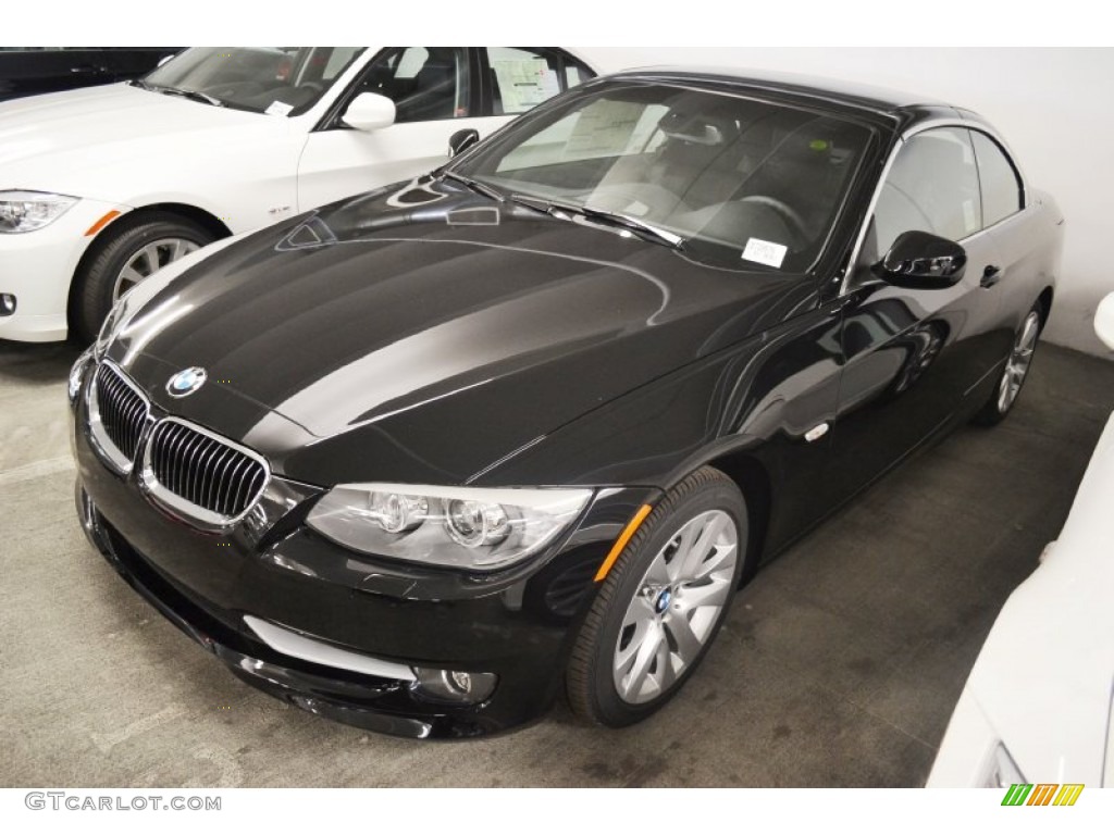 2012 3 Series 328i Convertible - Jet Black / Black photo #9