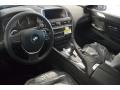 Black Nappa Leather 2012 BMW 6 Series 650i Coupe Dashboard