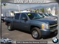 2007 Blue Granite Metallic Chevrolet Silverado 1500 LS Crew Cab  photo #1