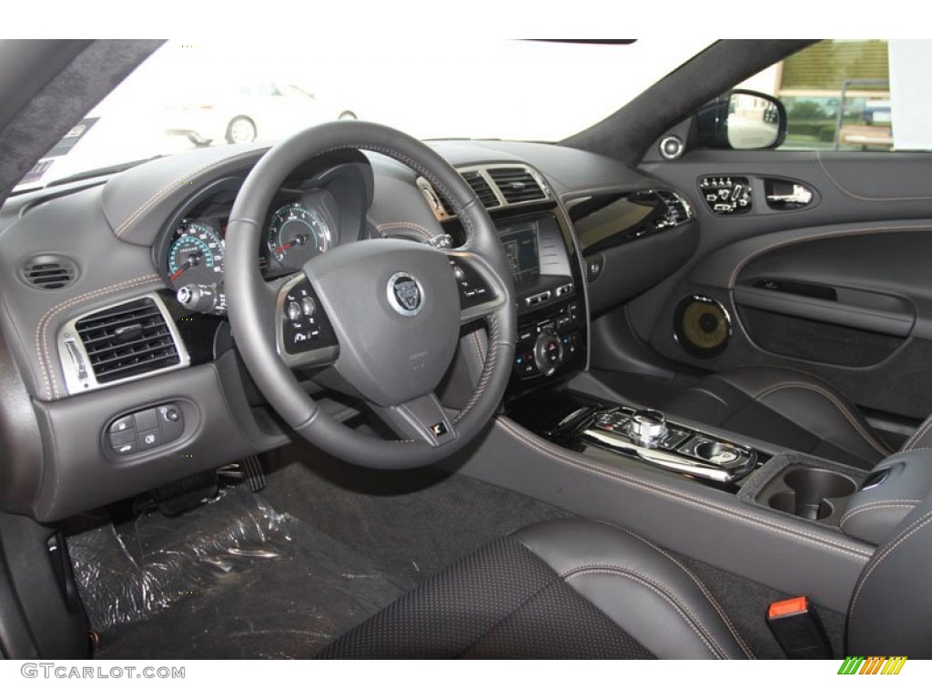 Warm Charcoal/Warm Charcoal Interior 2012 Jaguar XK XKR Coupe Photo #56563395
