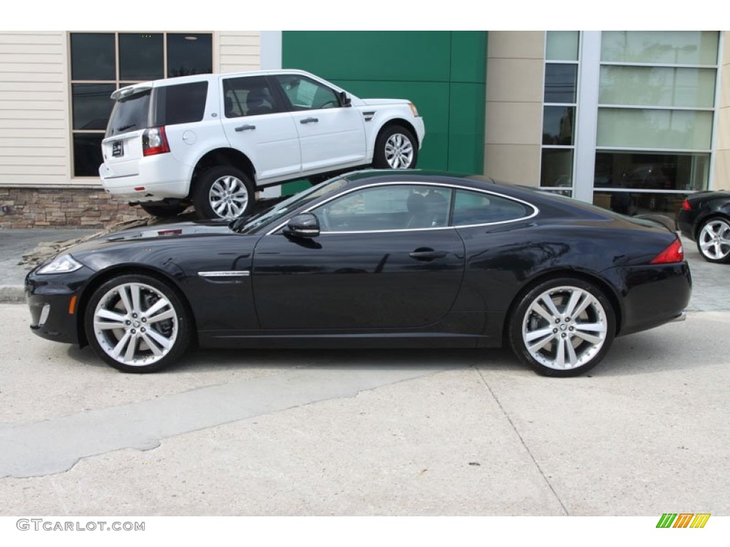 Midnight Black 2012 Jaguar XK XKR Coupe Exterior Photo #56563404