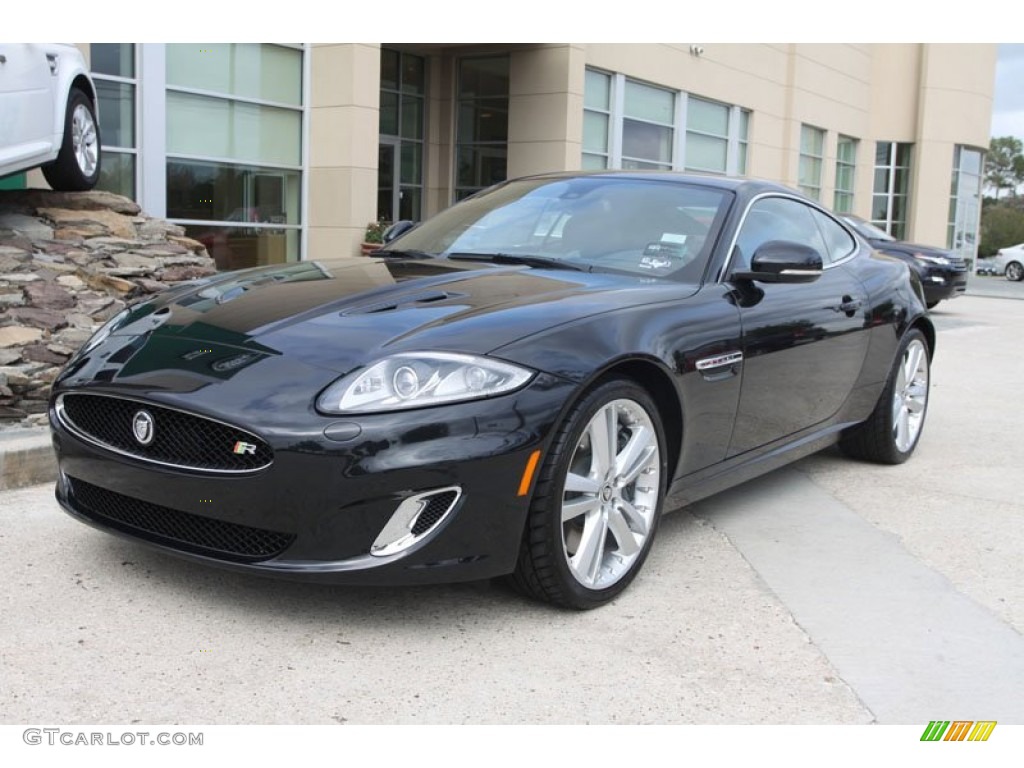 Midnight Black 2012 Jaguar XK XKR Coupe Exterior Photo #56563410