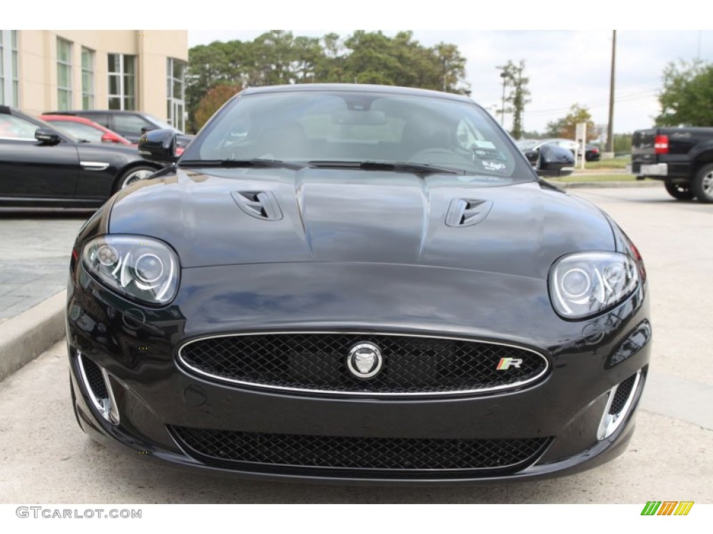 Midnight Black 2012 Jaguar XK XKR Coupe Exterior Photo #56563416