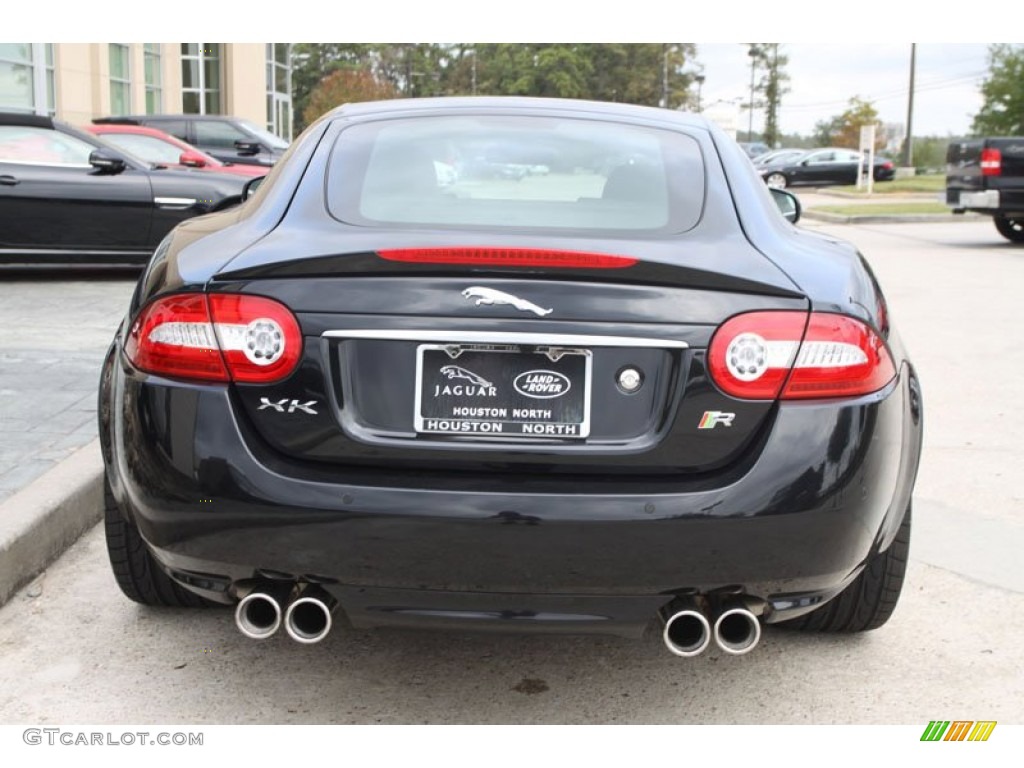 2012 XK XKR Coupe - Midnight Black / Warm Charcoal/Warm Charcoal photo #13