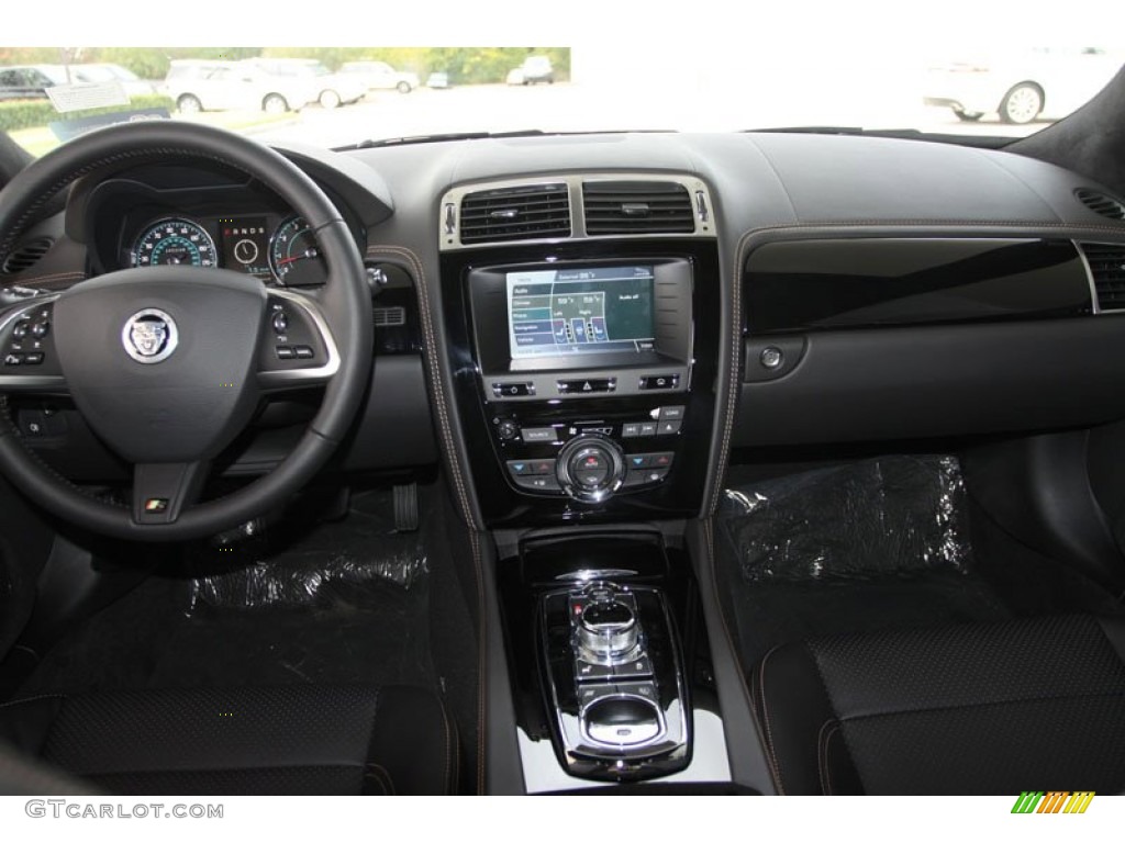 2012 Jaguar XK XKR Coupe Warm Charcoal/Warm Charcoal Dashboard Photo #56563434