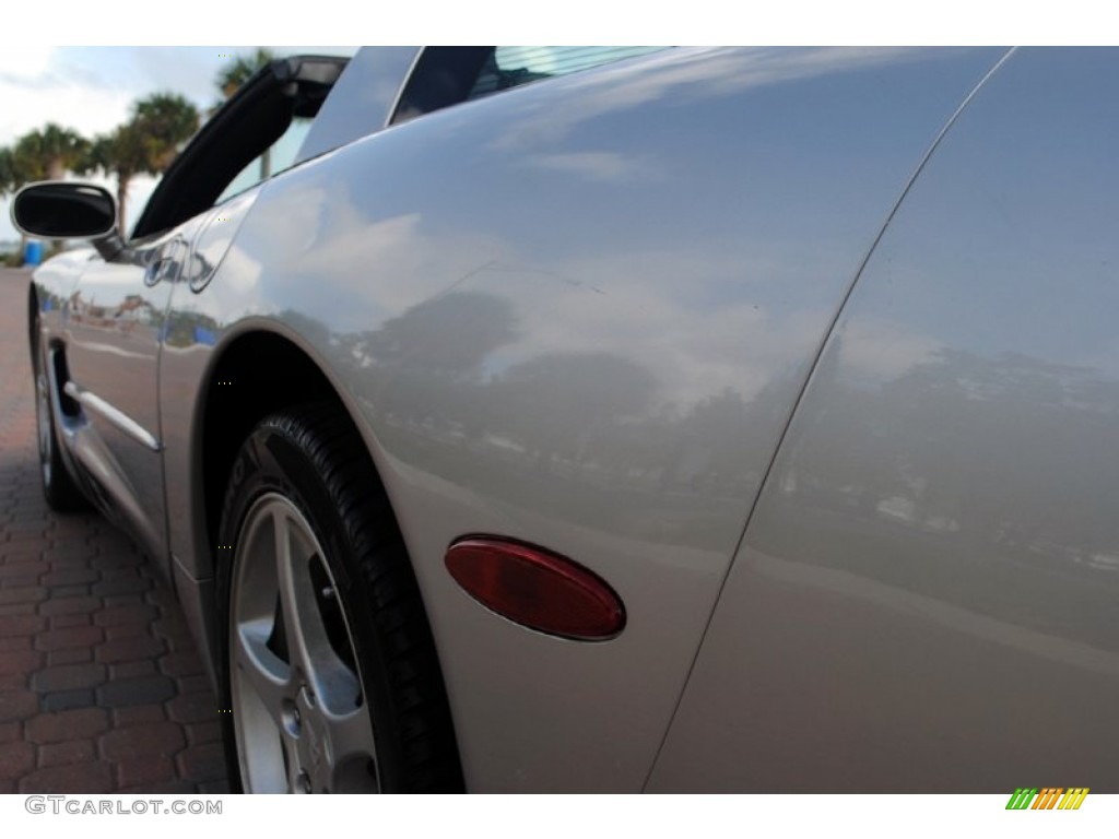 2004 Corvette Coupe - Machine Silver Metallic / Black photo #18