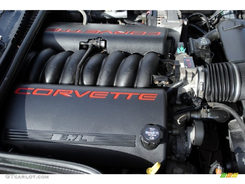 2004 Corvette Coupe - Machine Silver Metallic / Black photo #58