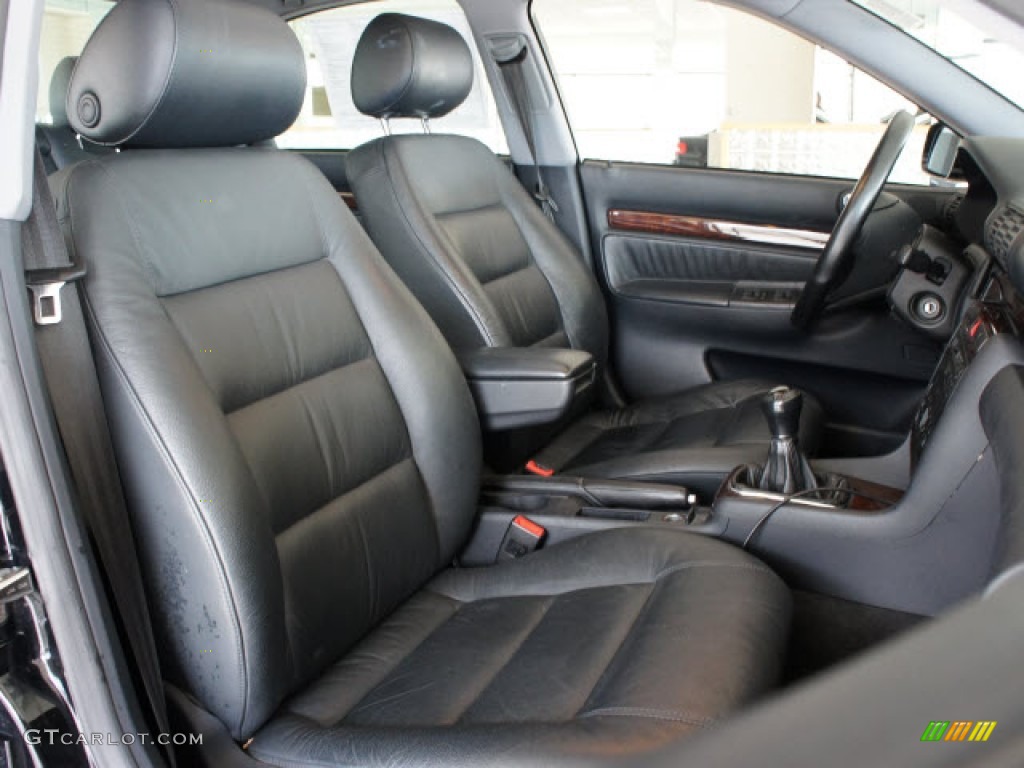 Onyx Interior 1999 Audi A4 2.8 quattro Sedan Photo #56565576