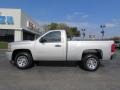 2010 Sheer Silver Metallic Chevrolet Silverado 1500 LS Regular Cab  photo #4