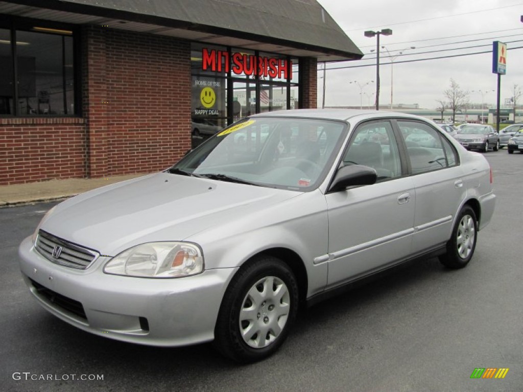 1999 Civic VP Sedan - Vogue Silver Metallic / Gray photo #1