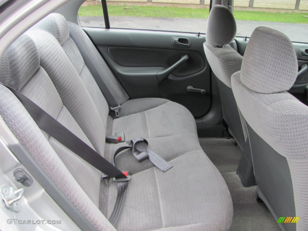 Gray Interior 1999 Honda Civic VP Sedan Photo #56566836