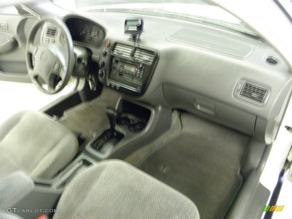 1999 Civic LX Sedan - Taffeta White / Gray photo #13