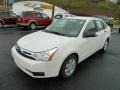 White Suede - Focus S Sedan Photo No. 5