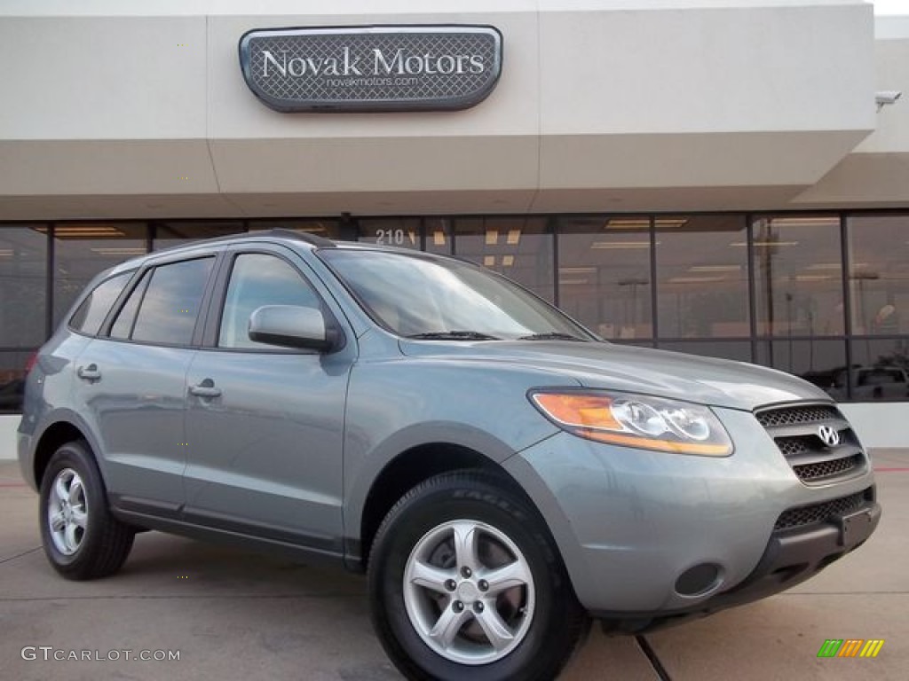 2008 Santa Fe GLS - Platinum Sage / Beige photo #1